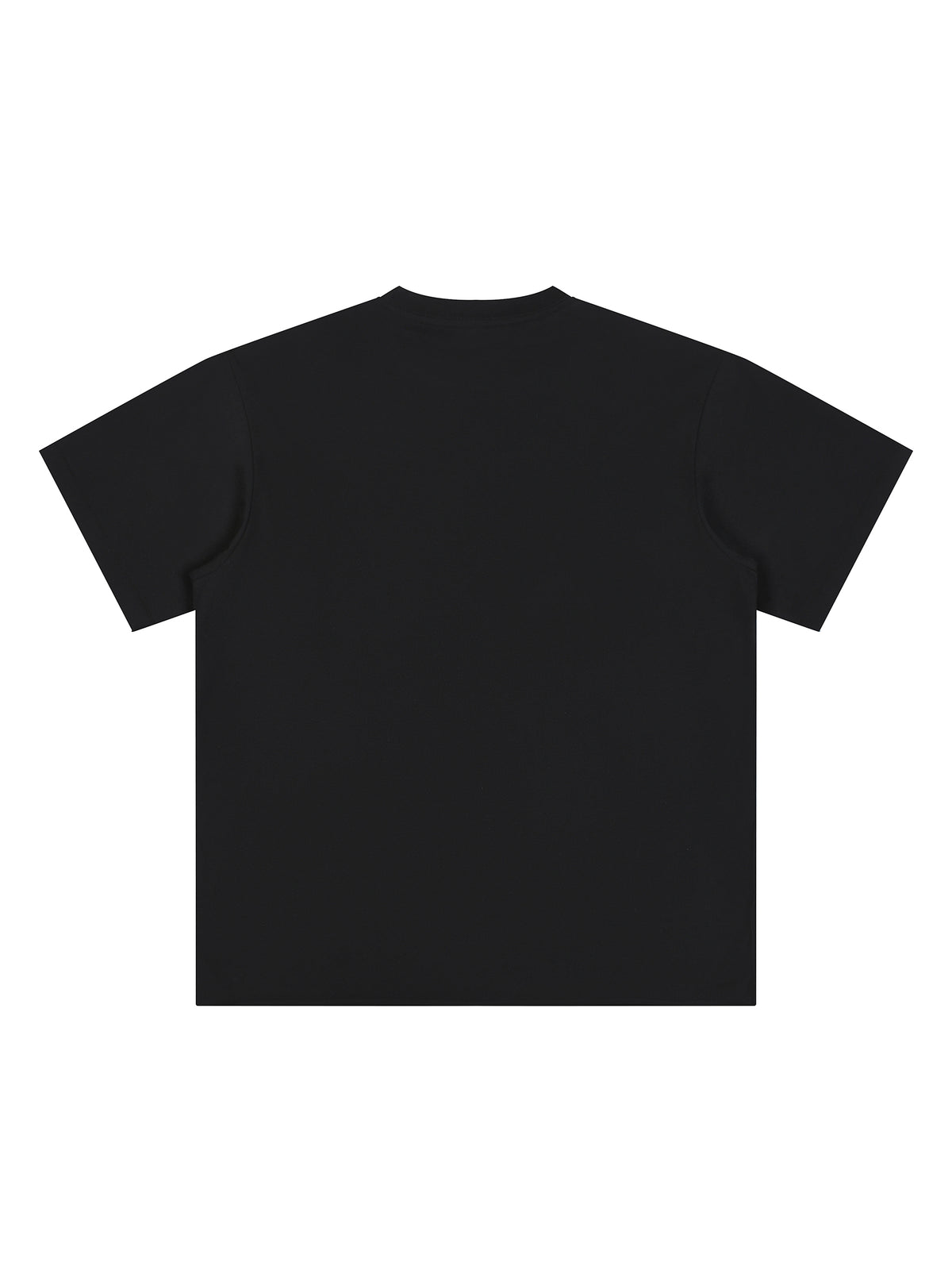 Off Script Essential Cotton T-Shirt - Black back view