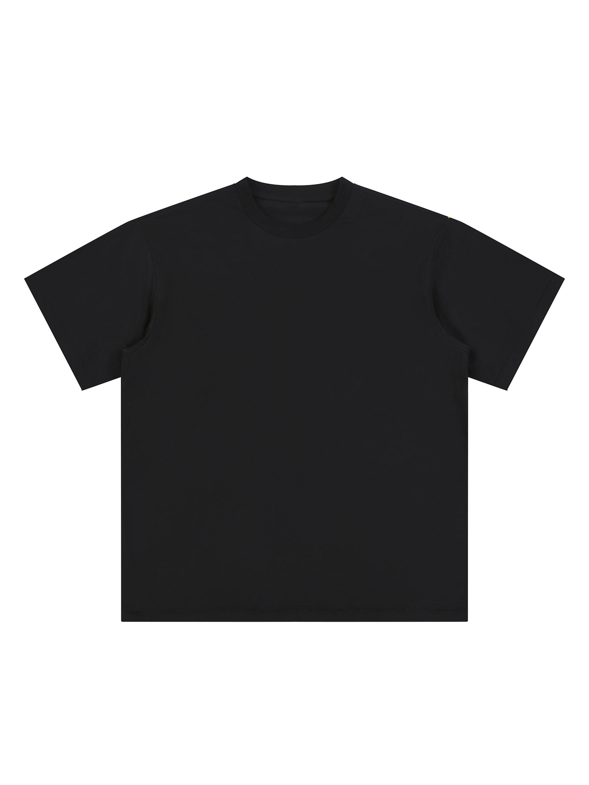 Off Script Essential Cotton T-Shirt - Black front view