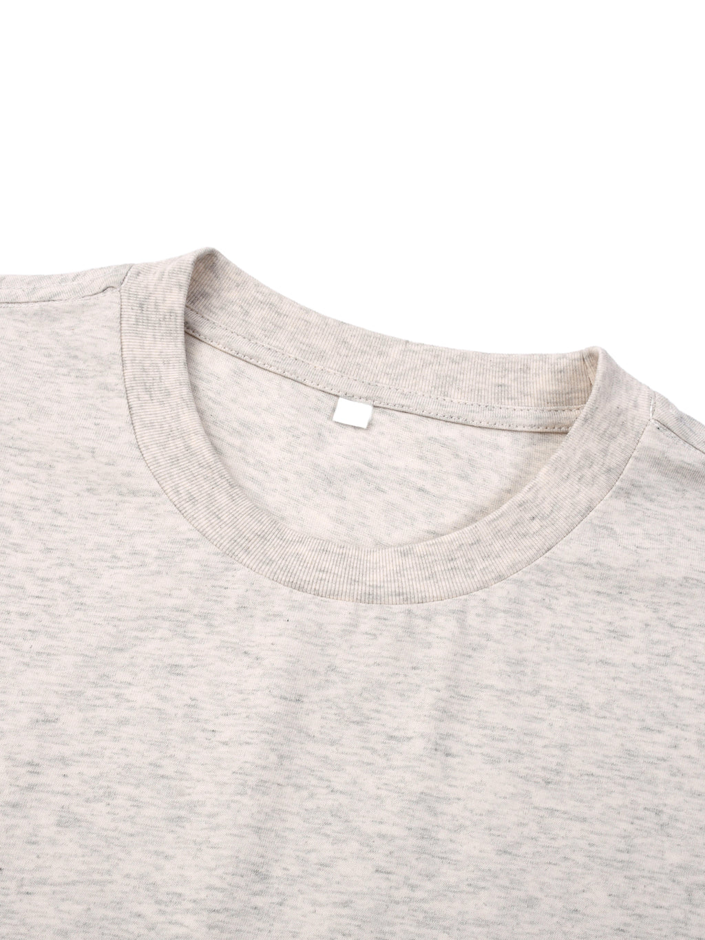 Off Script Essential Cotton T-Shirt - collar detail