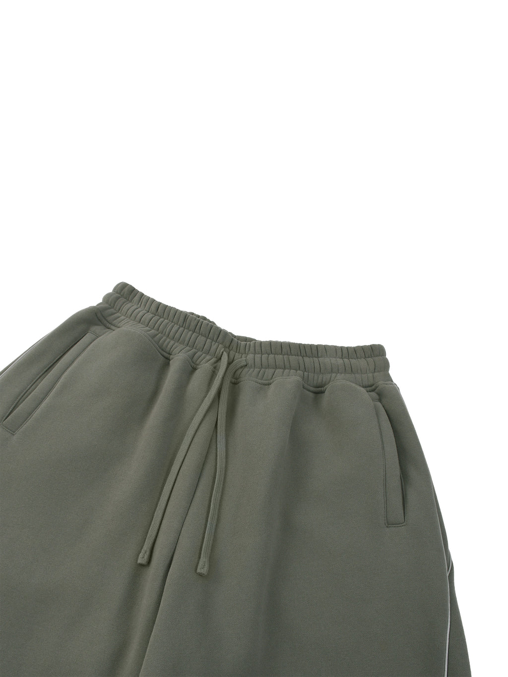 Unisex Piping Fleece Barrel Leg Sweatpants – detail view 1