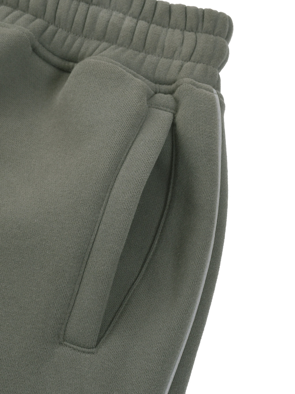 Unisex Piping Fleece Barrel Leg Sweatpants – detail view 2