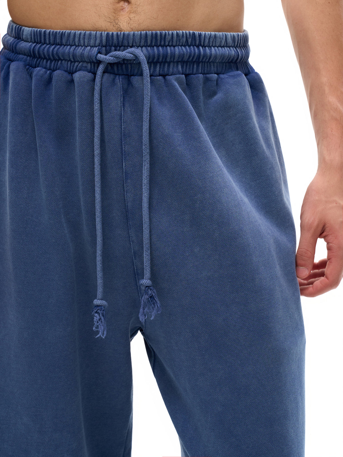 Unisex Snow-Washed Straight-Leg Pants gallery image