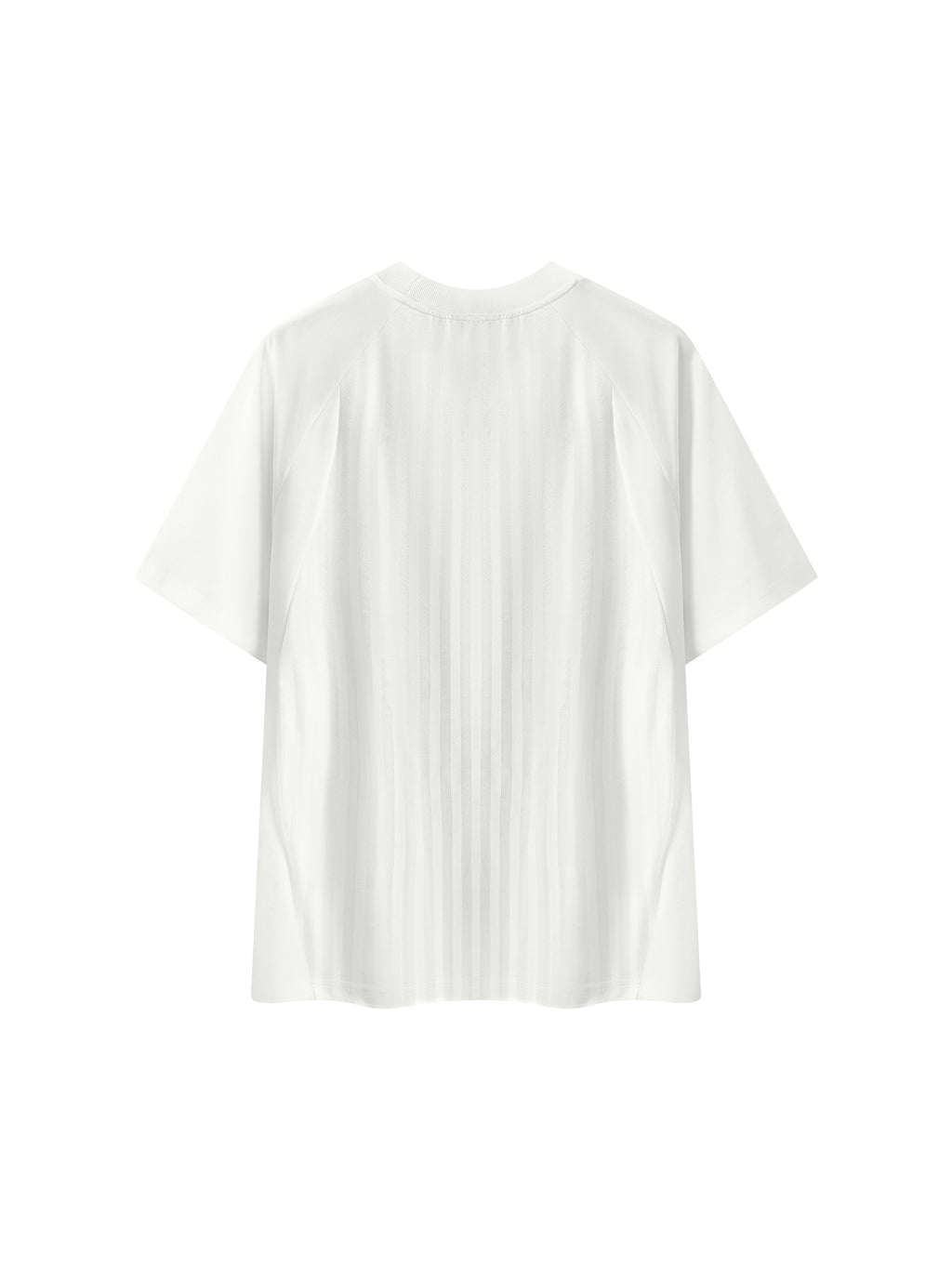 Unisex Striped Soccer Jersey white back view