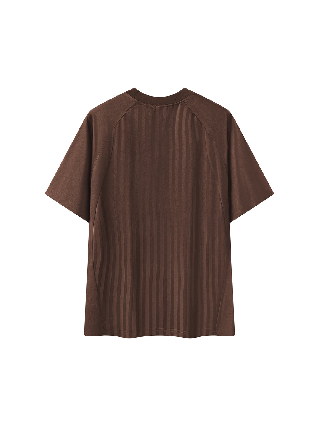 Unisex Striped Soccer Jersey coffee back view