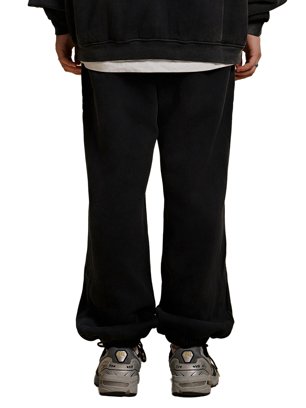 Unisex Sun-Fade Contrast-Tape Fleece Jogger Sweatpants gallery image