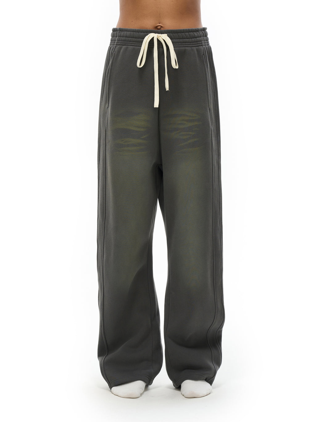Unisex Sunfade Curved-Blade Fleece Sweatpants gallery image