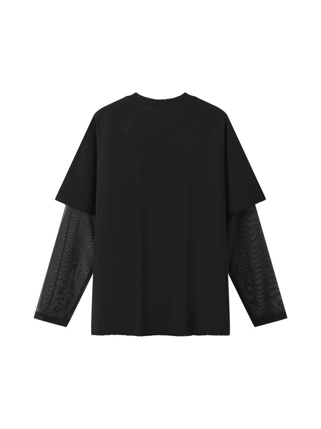 Unisex Sunfade Layer T-Shirt black back view