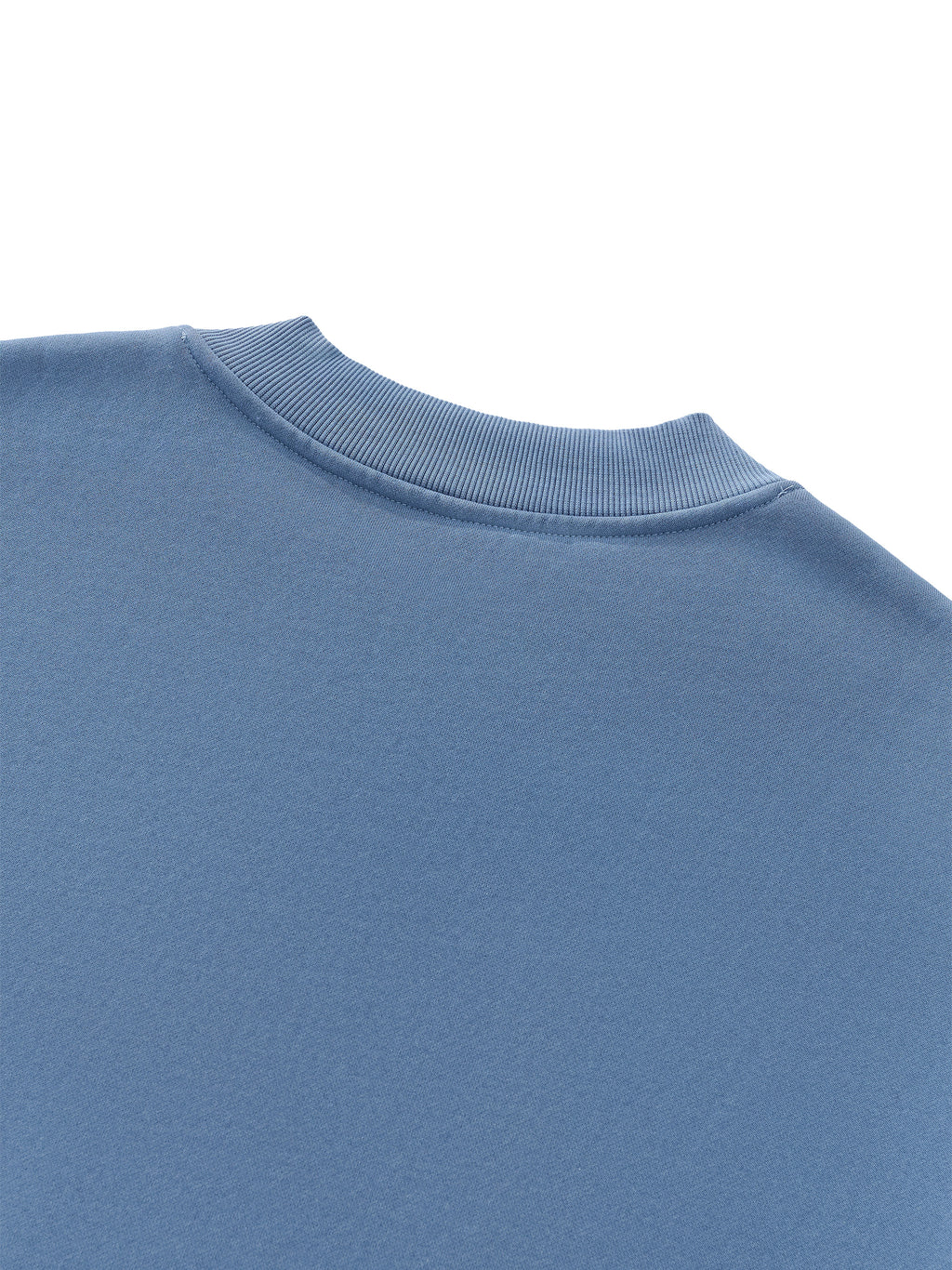 Unisex Vintage Wash Quarter-Zip Sweatshirt neckline detail