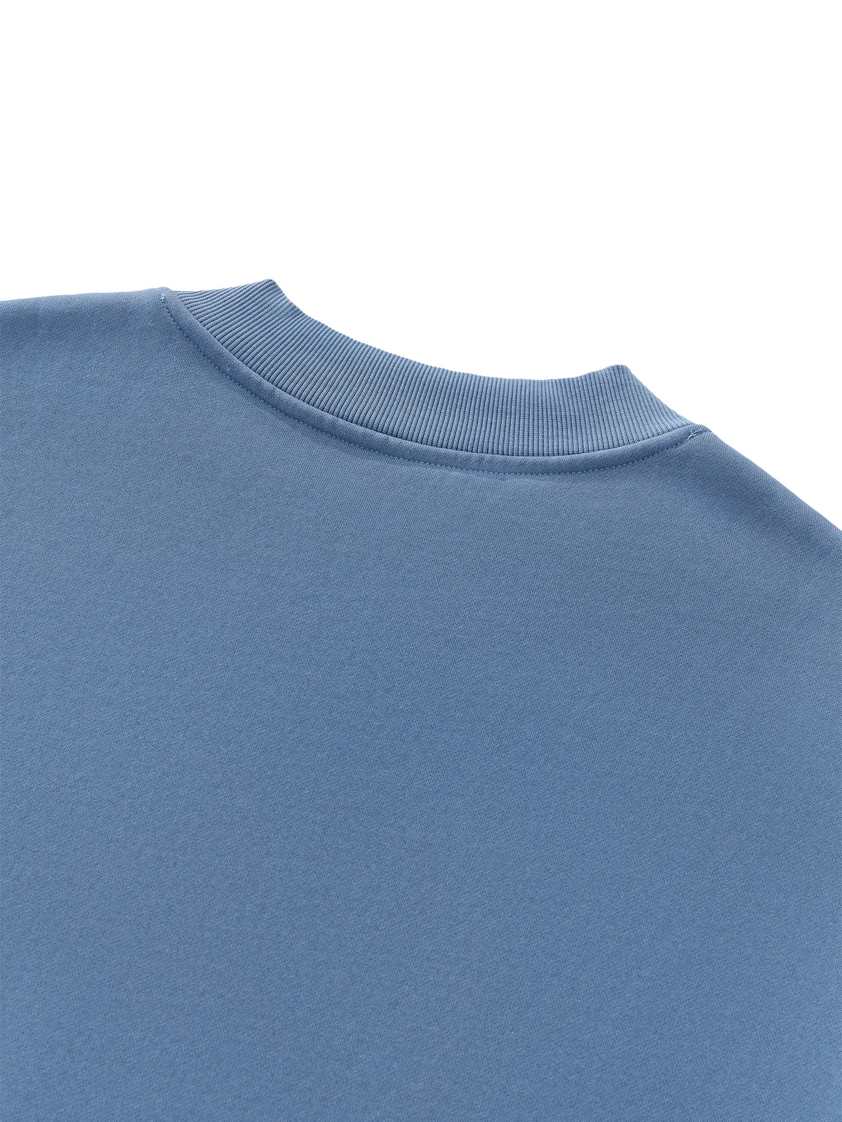 Unisex Vintage Wash Quarter-Zip Sweatshirt neckline detail