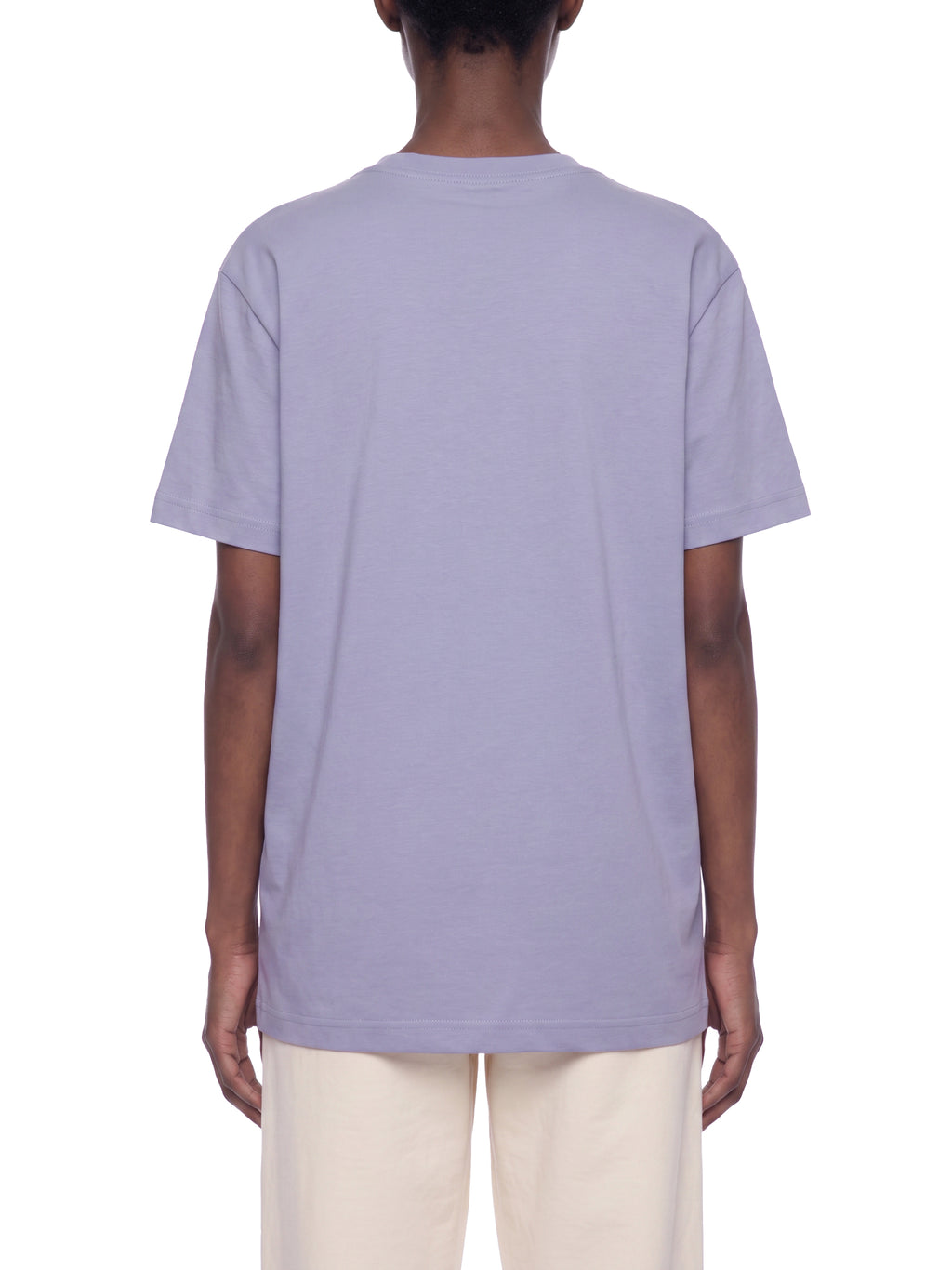 Off Script Regular Fit Crewneck T-Shirt - Purple model view 4