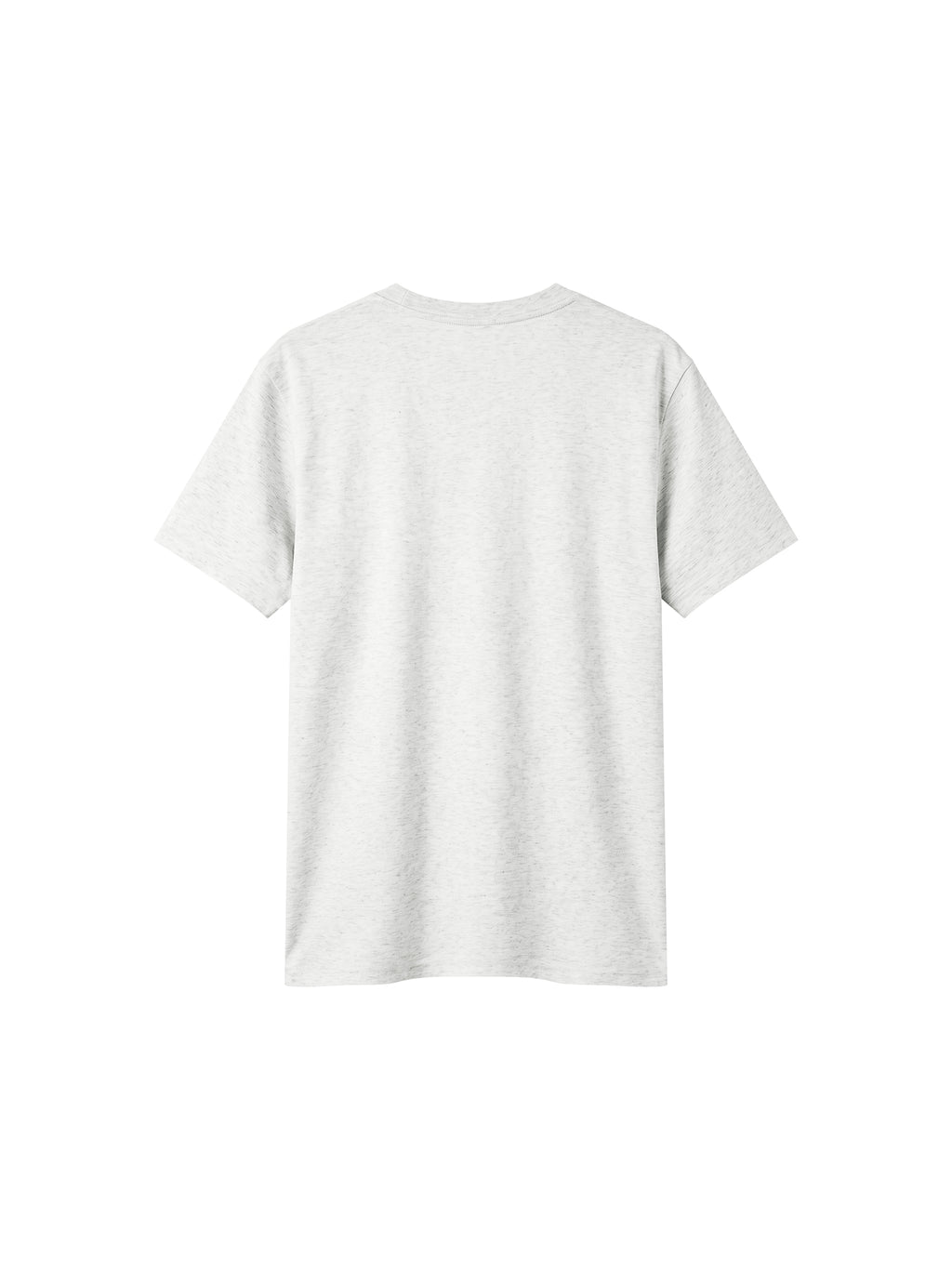 Off Script Sorona Crewneck T-Shirt - Flower Gray back view