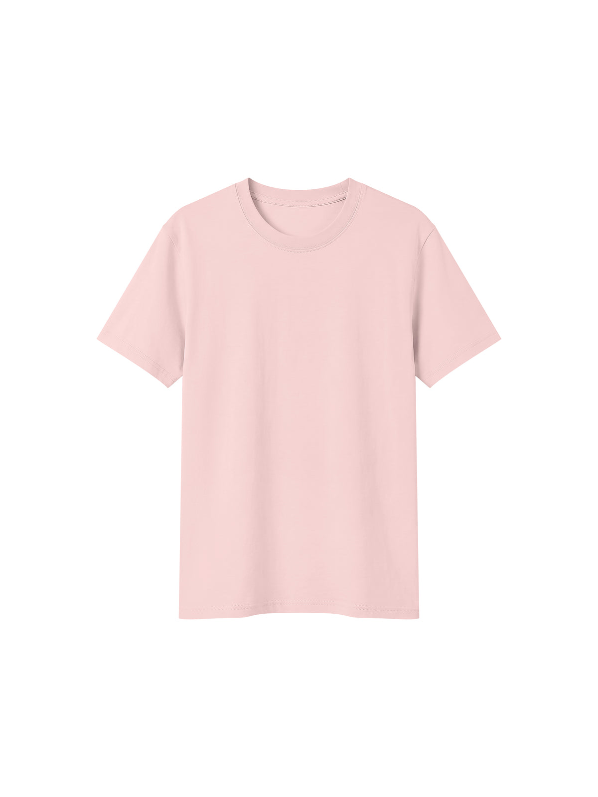 Off Script Sorona Crewneck T-Shirt - Pink front view