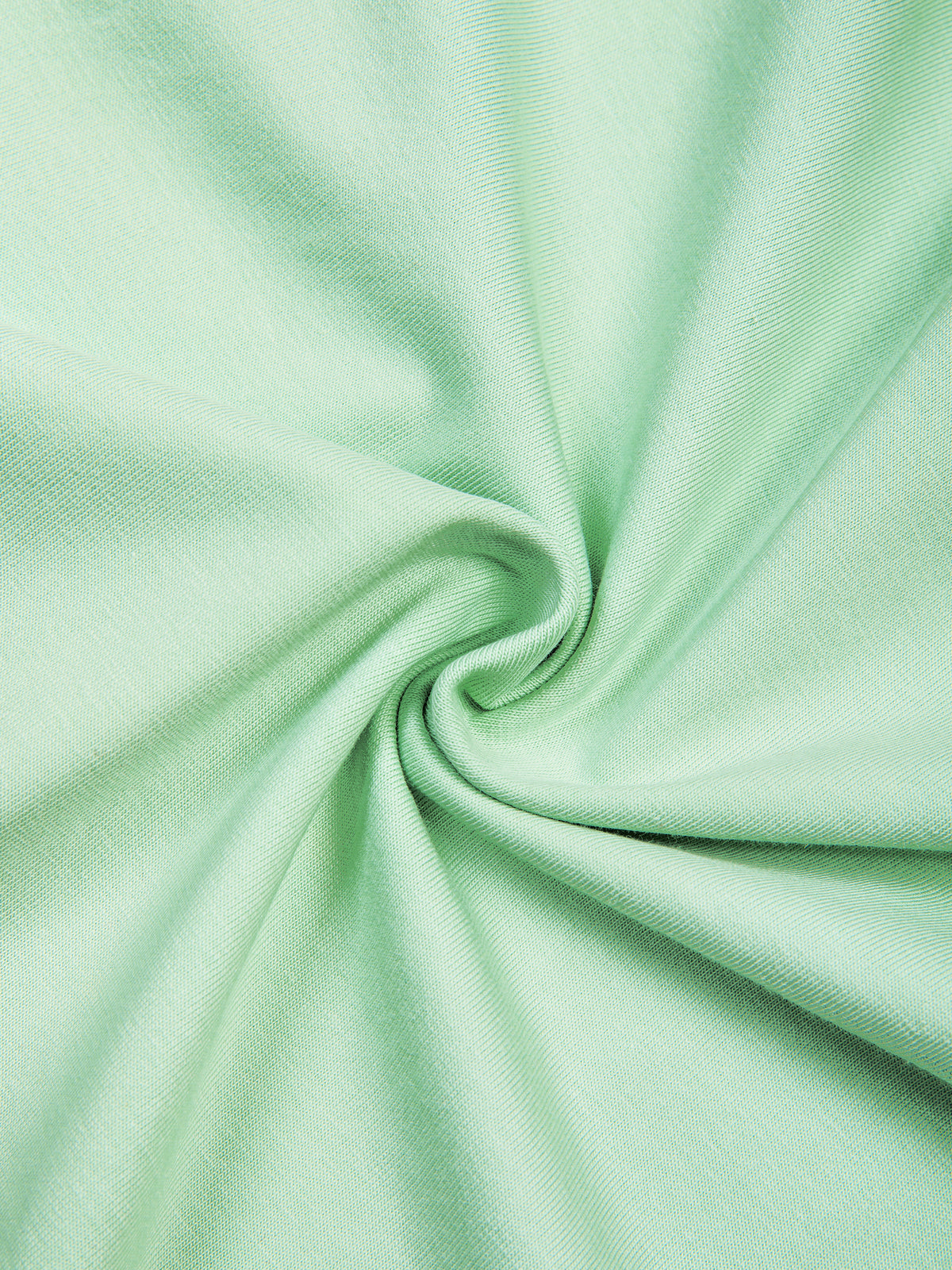 Off Script Sorona Crewneck T-Shirt - Mint Green fabric texture detail