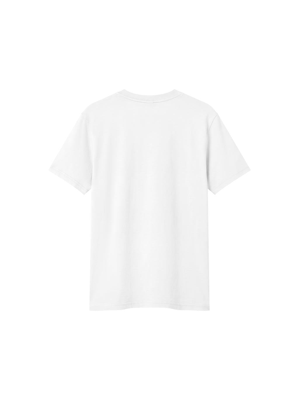 Off Script Sorona Crewneck T-Shirt - White back view