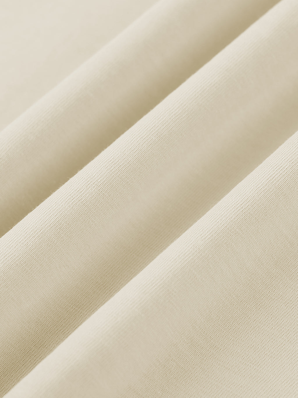 Off Script Sunfade Boxy Long Sleeve T-Shirt - Apricot fabric drape detail