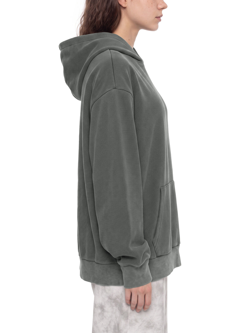 Unisex Mineral Wash Oversized Hoodie – model view 7
