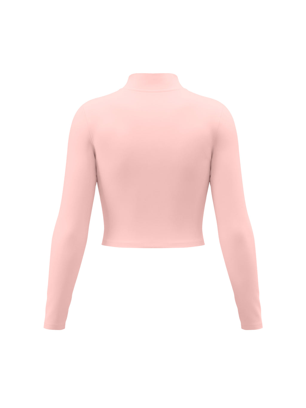 Women’s Crop Yoga Sports Jacket - Pink back