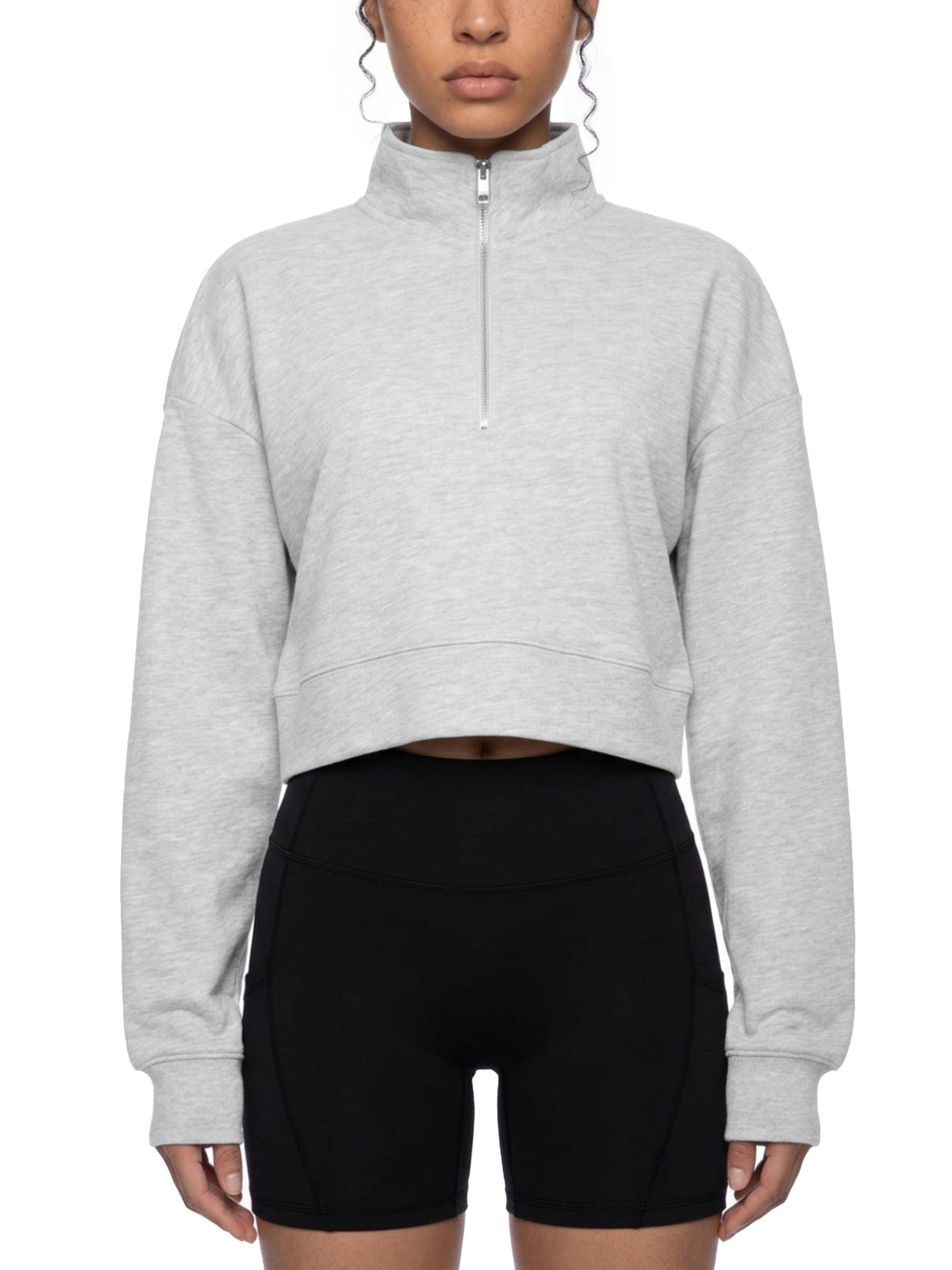 Women’s Cropped Quarter-Zip Sweatshirt
