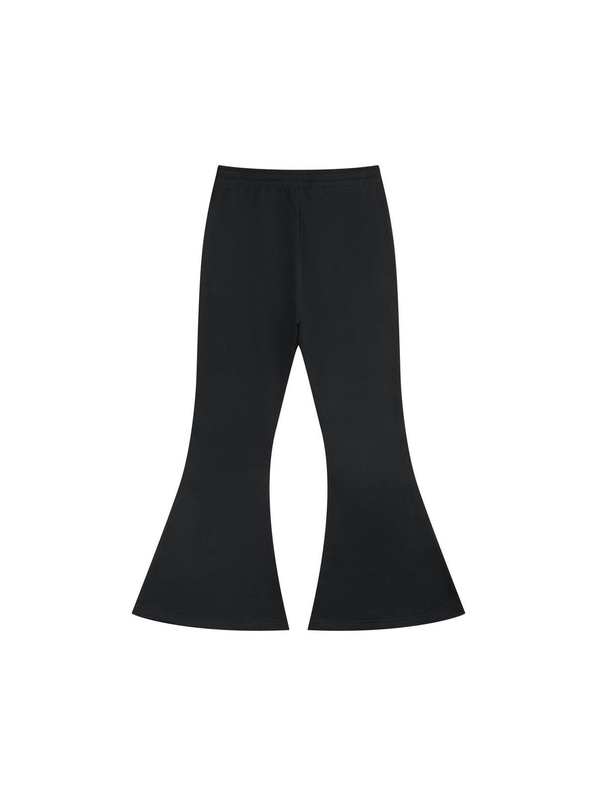 Women’s Flared Sweatpants black back product view