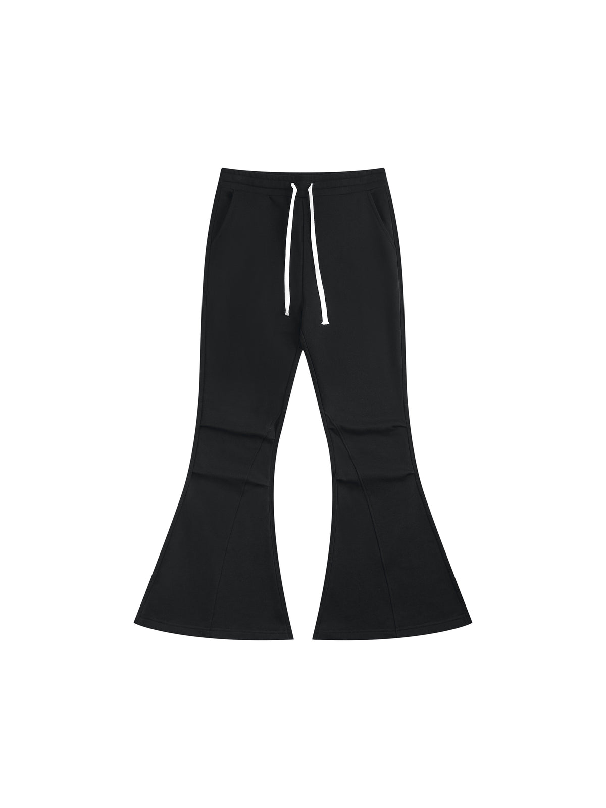 Women’s Flared Sweatpants black front product view