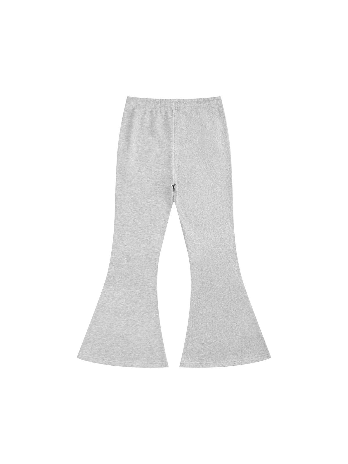 Women’s Flared Sweatpants flower gray back product view