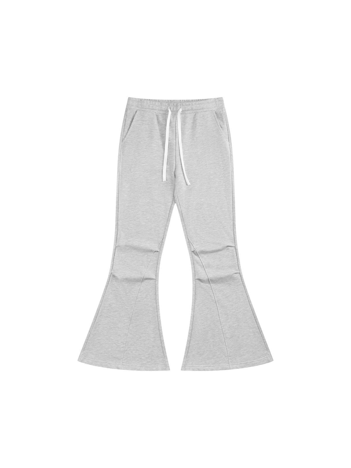 Women’s Flared Sweatpants flower gray front product view
