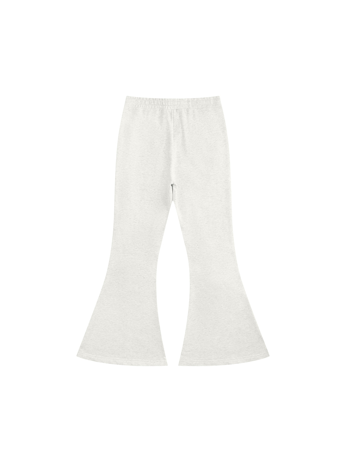 Women’s Flared Sweatpants oat gray back product view