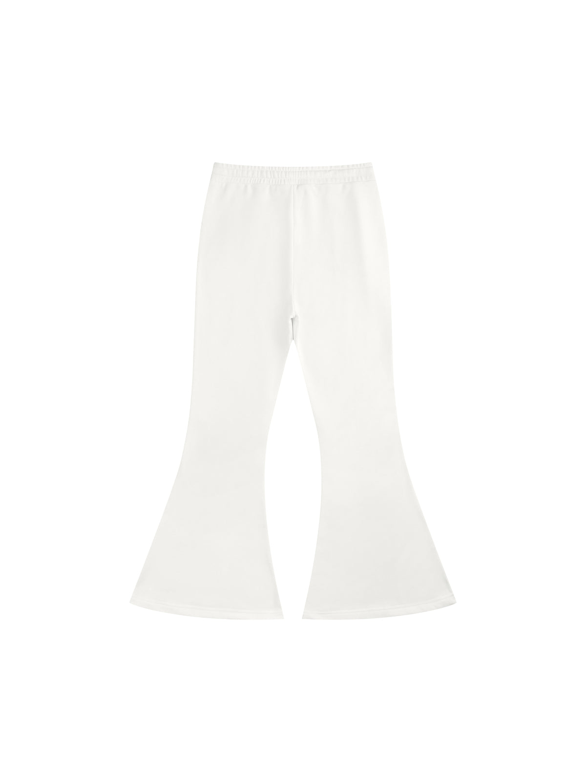 Women’s Flared Sweatpants white back product view