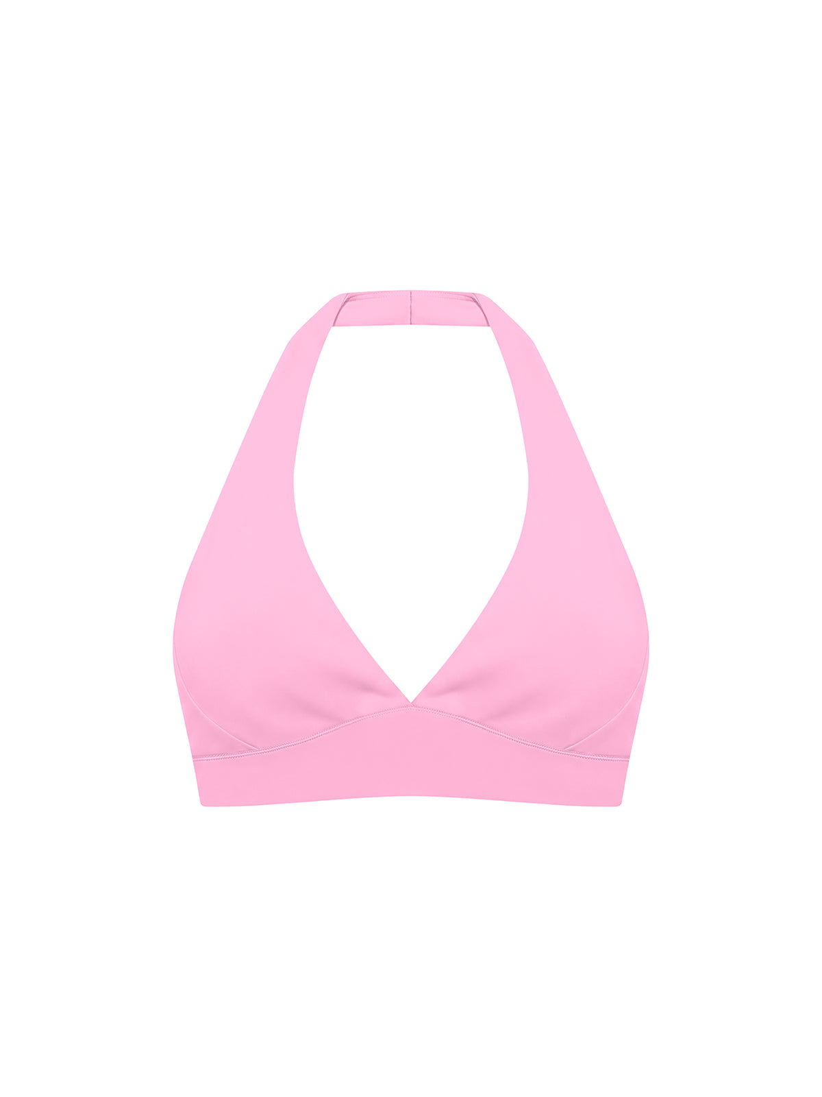 Women’s Halter Yoga Sports Bra pink product view