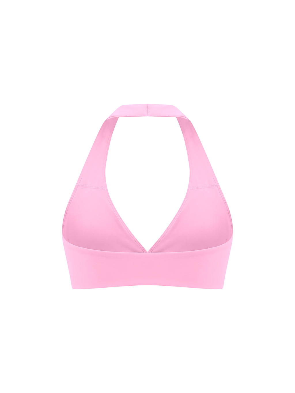Women’s Halter Yoga Sports Bra pink product view