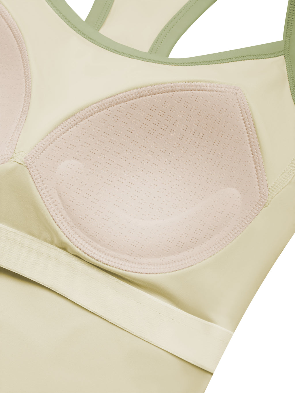 Women’s Piping Yoga Tank Top built-in cup detail