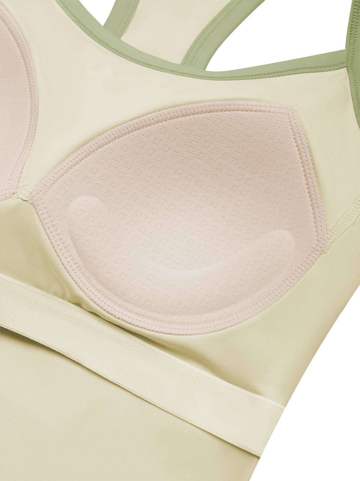 Women’s Piping Yoga Tank Top built-in cup detail