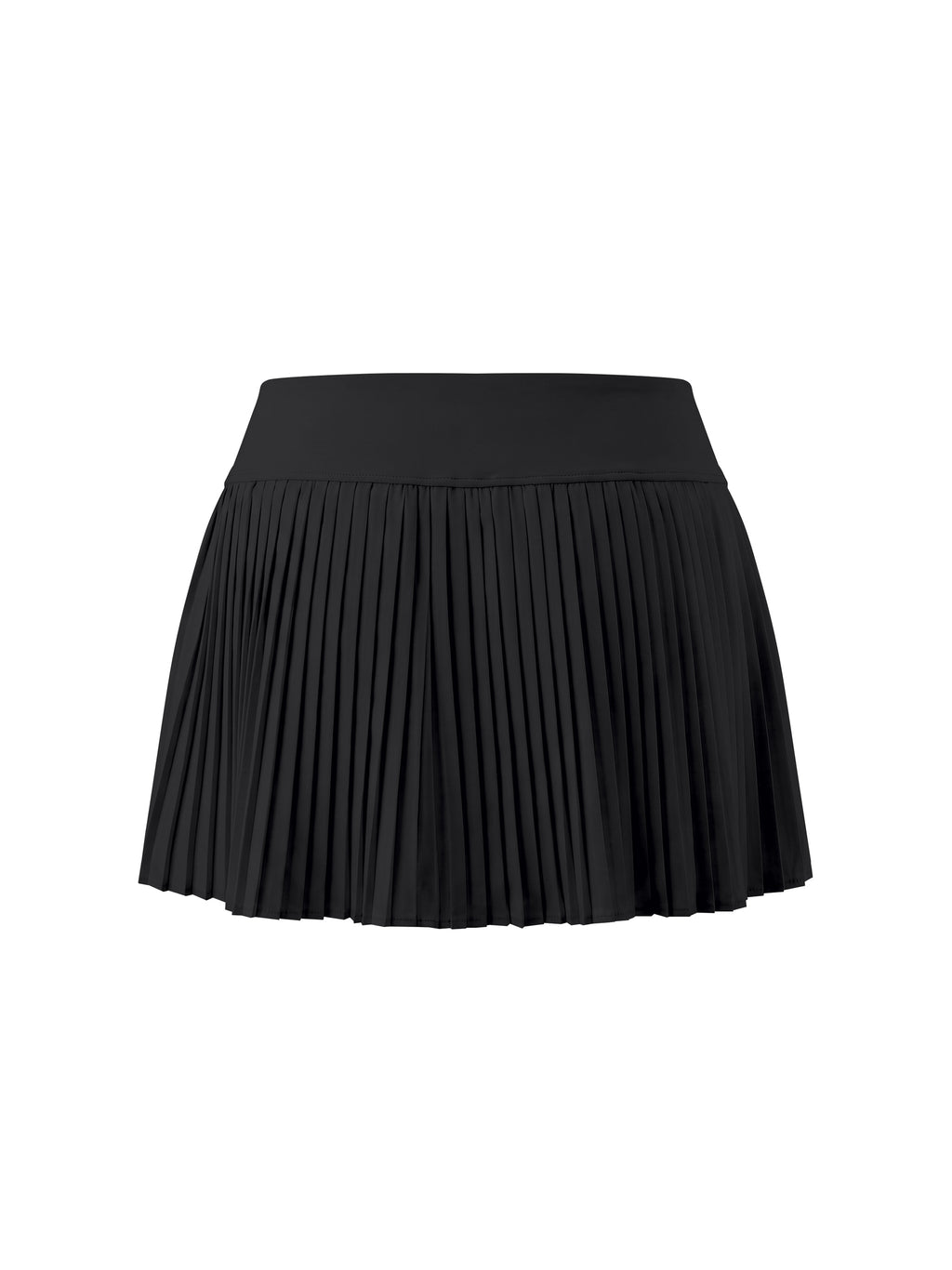 Women’s Pleated Yoga Skort black back view