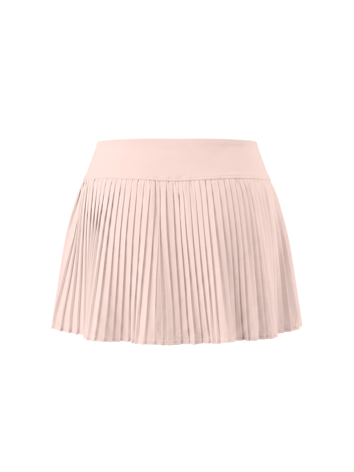 Women’s Pleated Yoga Skort light pink back view