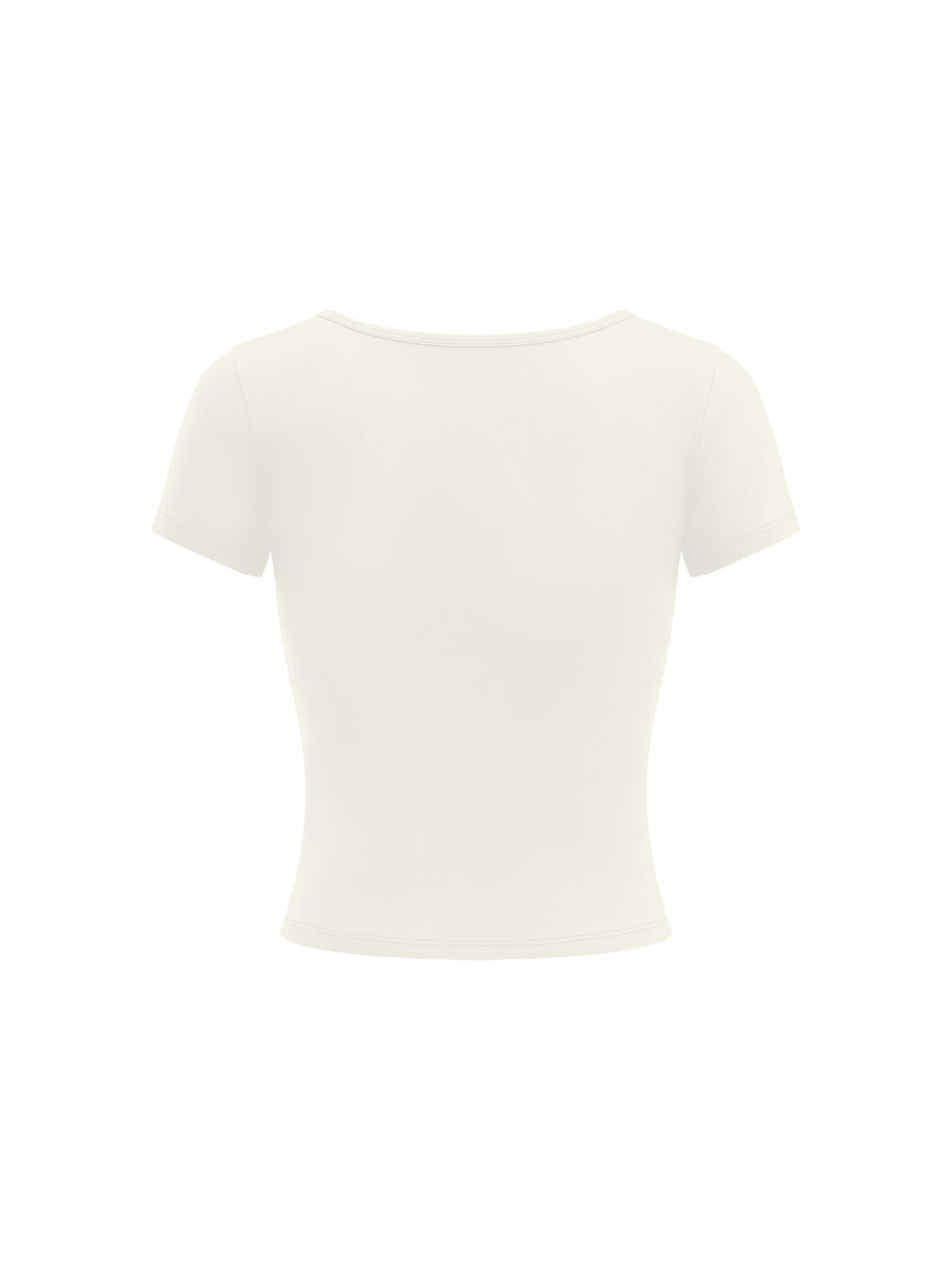 Women’s Square Neck Training T-Shirt - Beige back