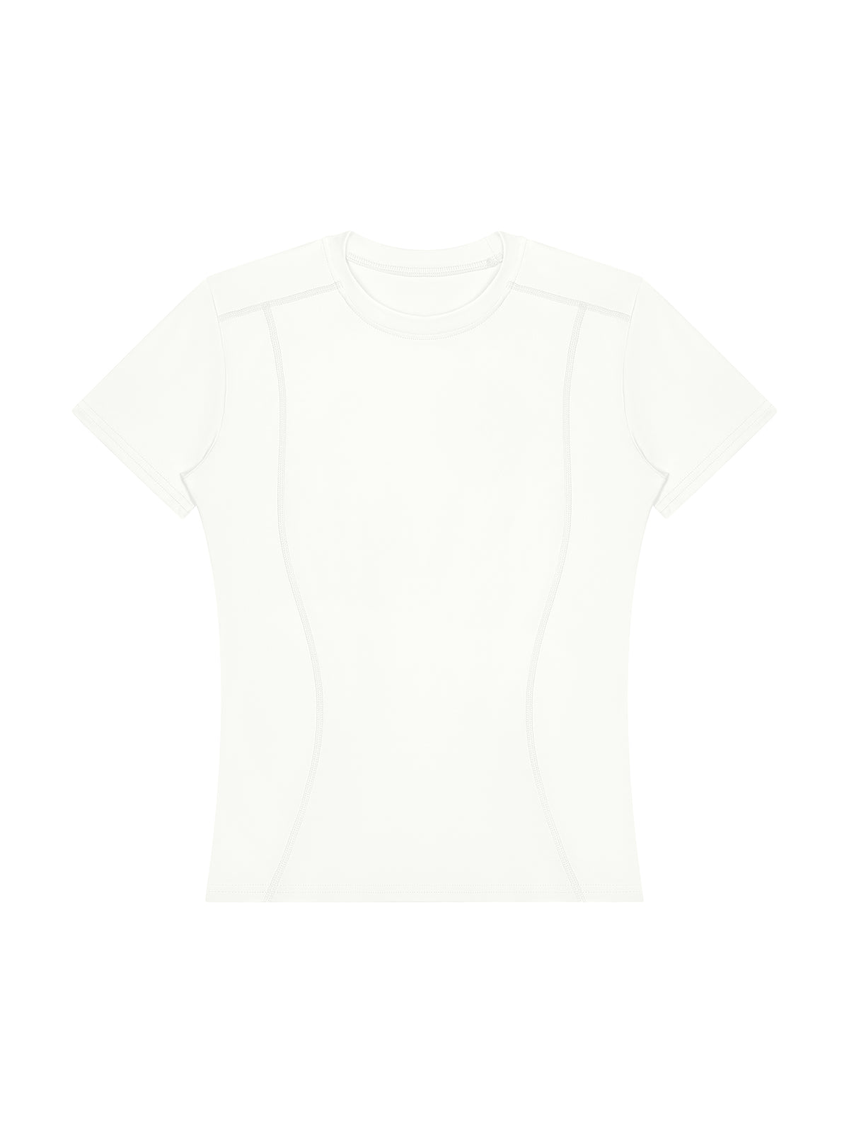 Women’s Topstitch Training T-Shirt - White front