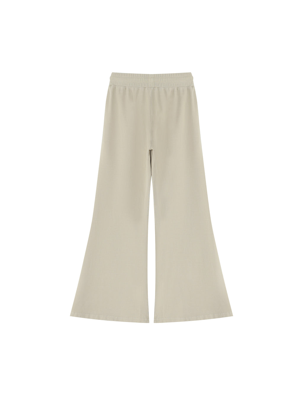 Women’s Vintage Wash Flared Sweatpants apricot back product view