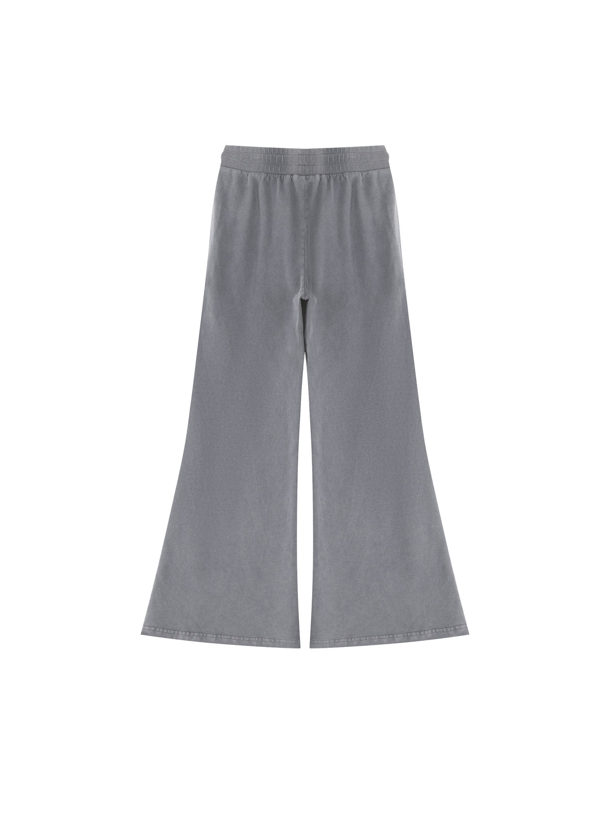 Women’s Vintage Wash Flared Sweatpants cement gray back product view