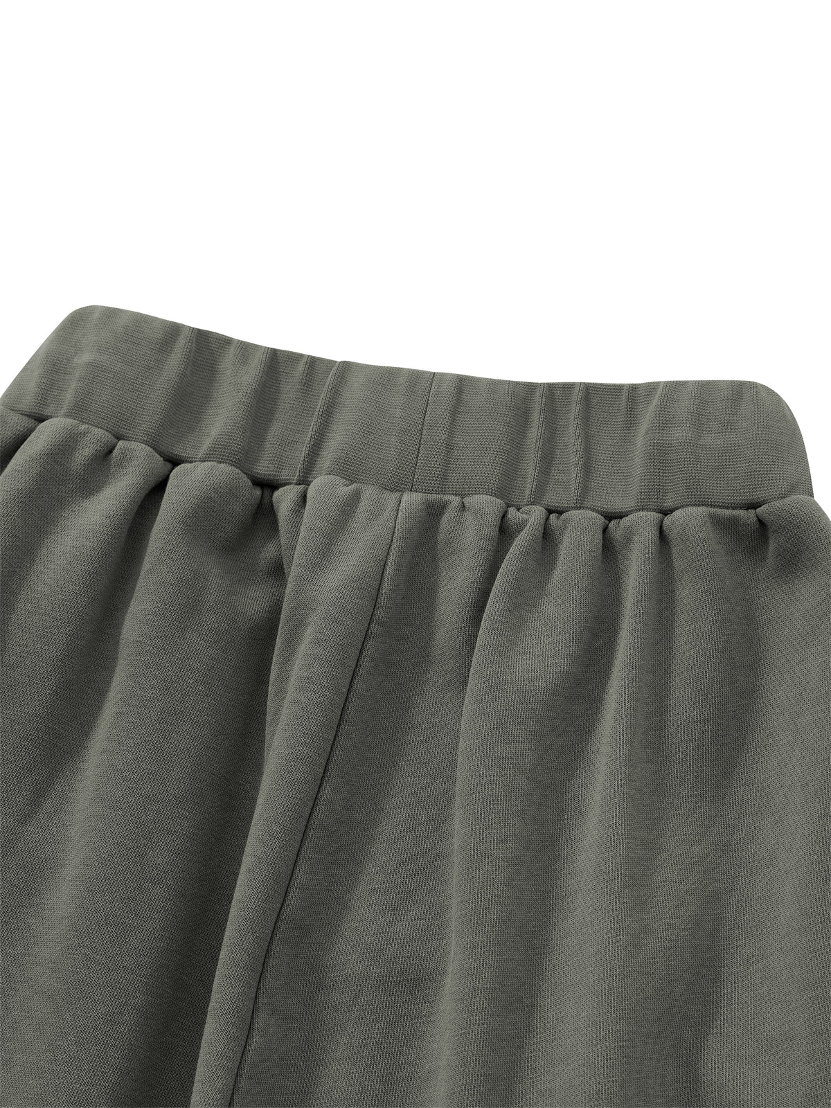 Women’s Vintage Wash Ruched Sweatpants elastic waist detail