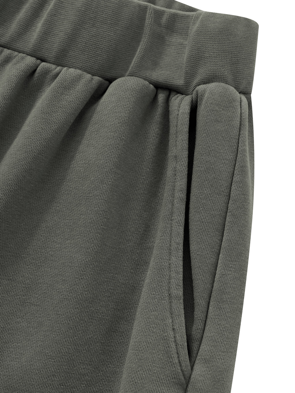 Women’s Vintage Wash Ruched Sweatpants pocket detail