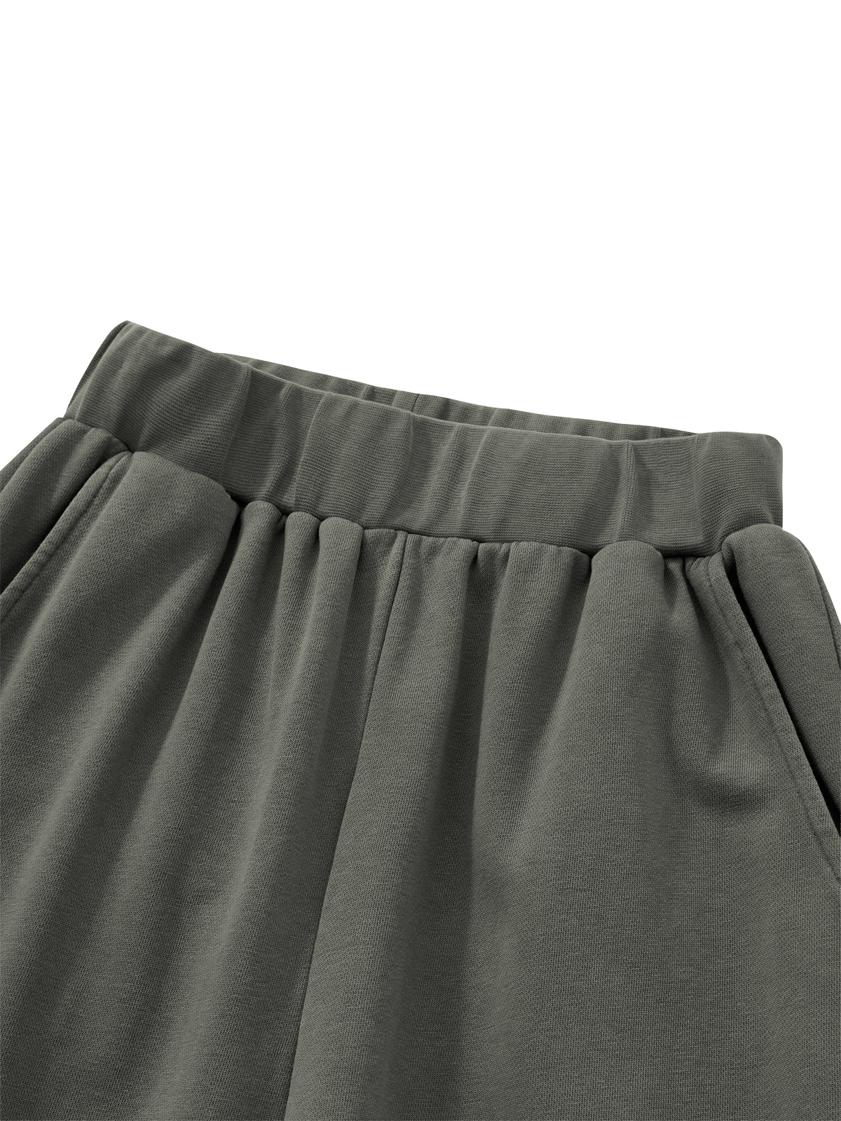 Women’s Vintage Wash Ruched Sweatpants waistband detail