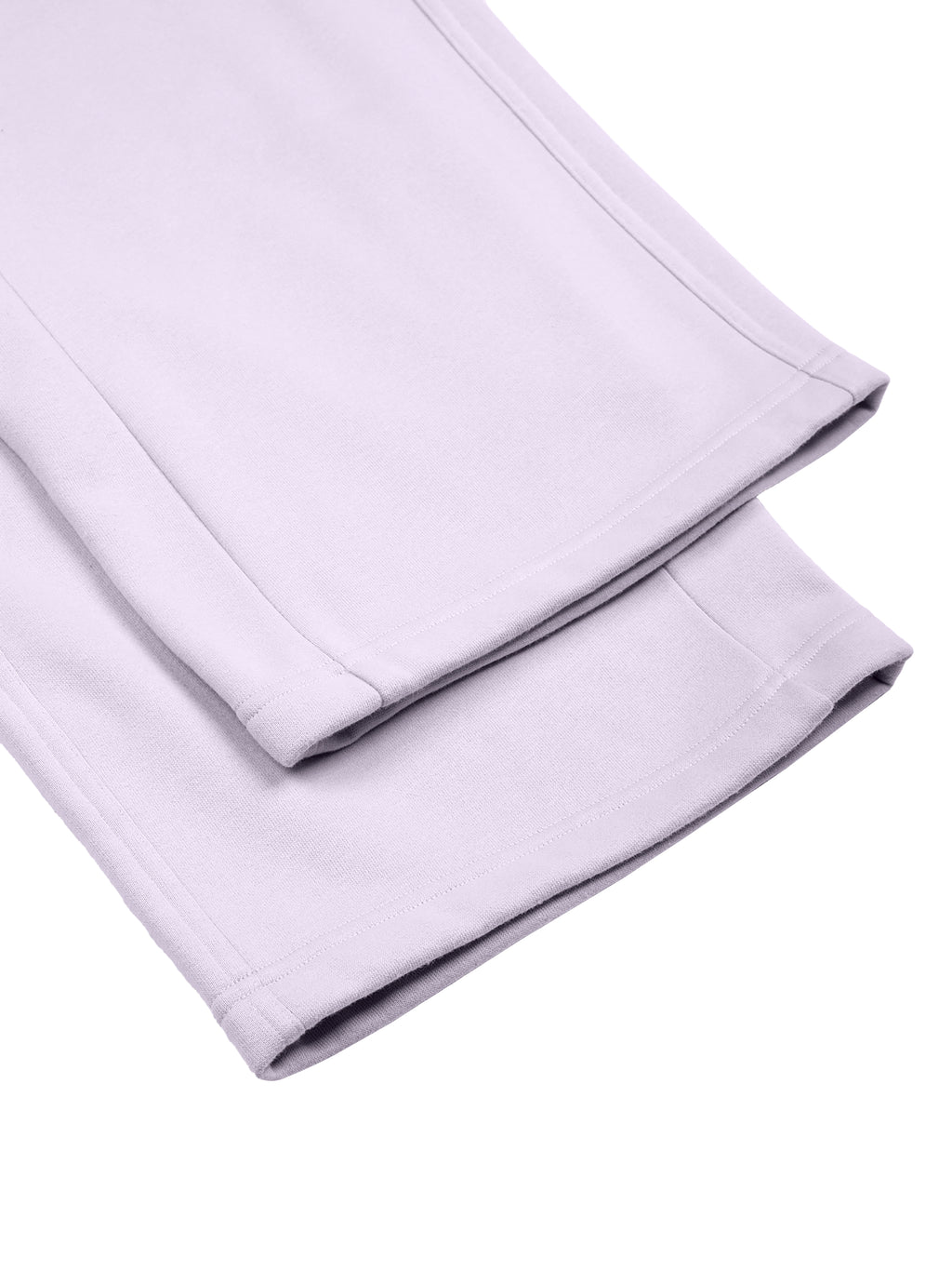 Women’s Wide Leg Fleece Sweatpants wide-leg hem detail