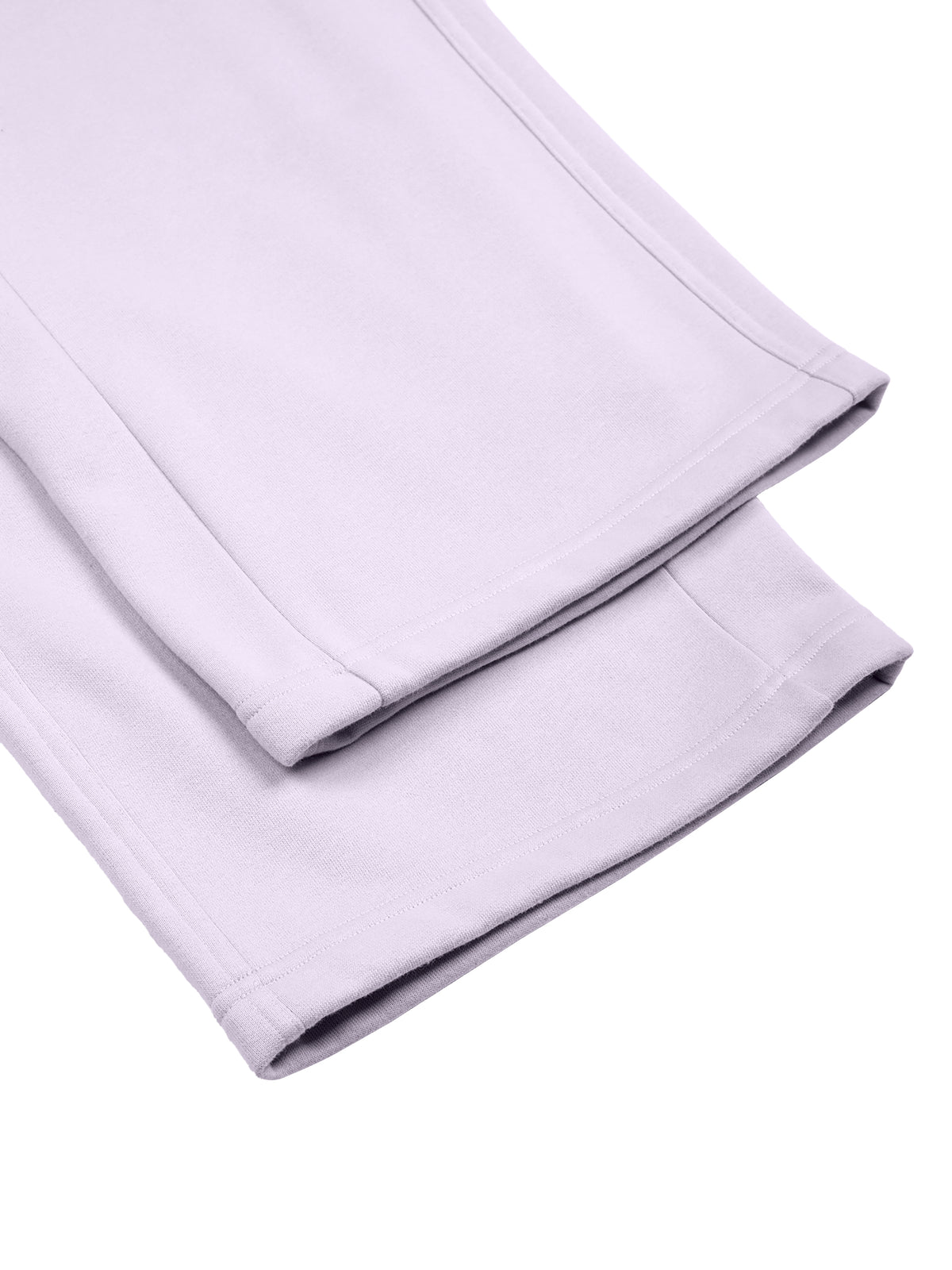 Women’s Wide Leg Fleece Sweatpants wide-leg hem detail