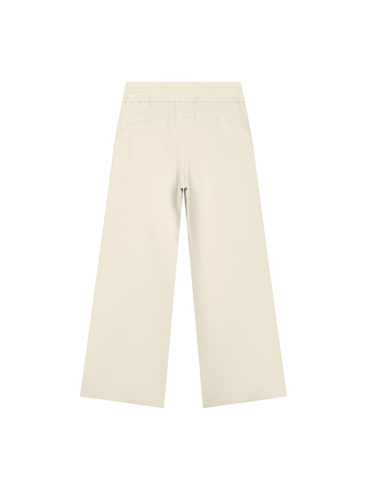 Women’s Wide Leg Fleece Sweatpants mild apricot back product view
