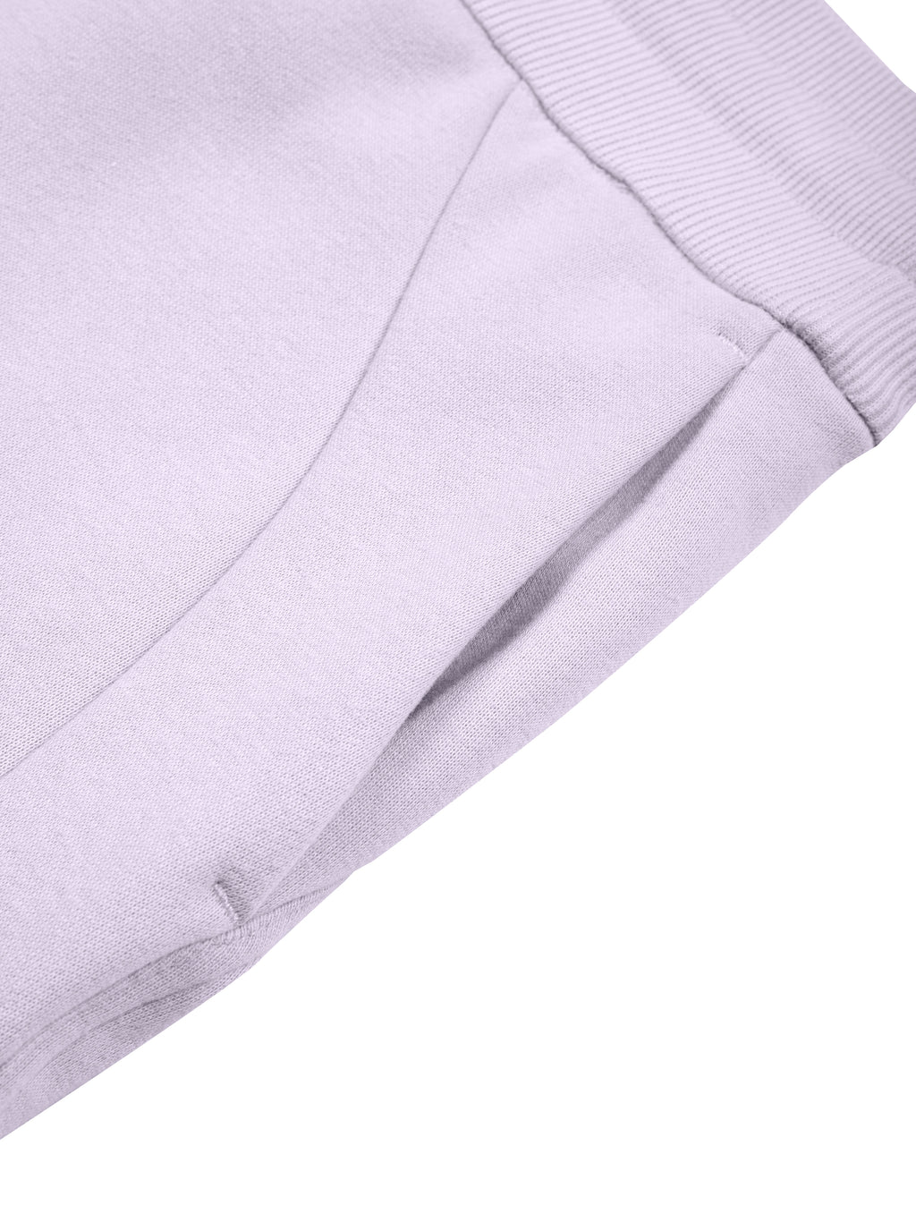 Women’s Wide Leg Fleece Sweatpants pocket construction detail