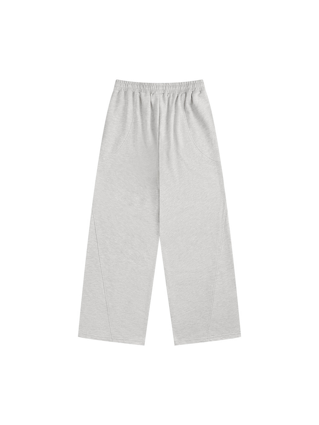 Women’s Wide Leg Sweatpants flower gray back product view
