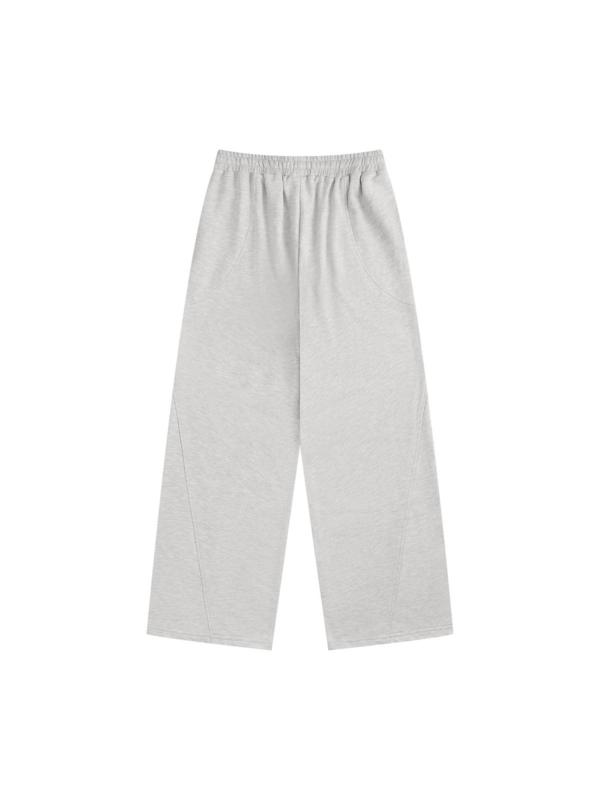 Women’s Wide Leg Sweatpants flower gray back product view