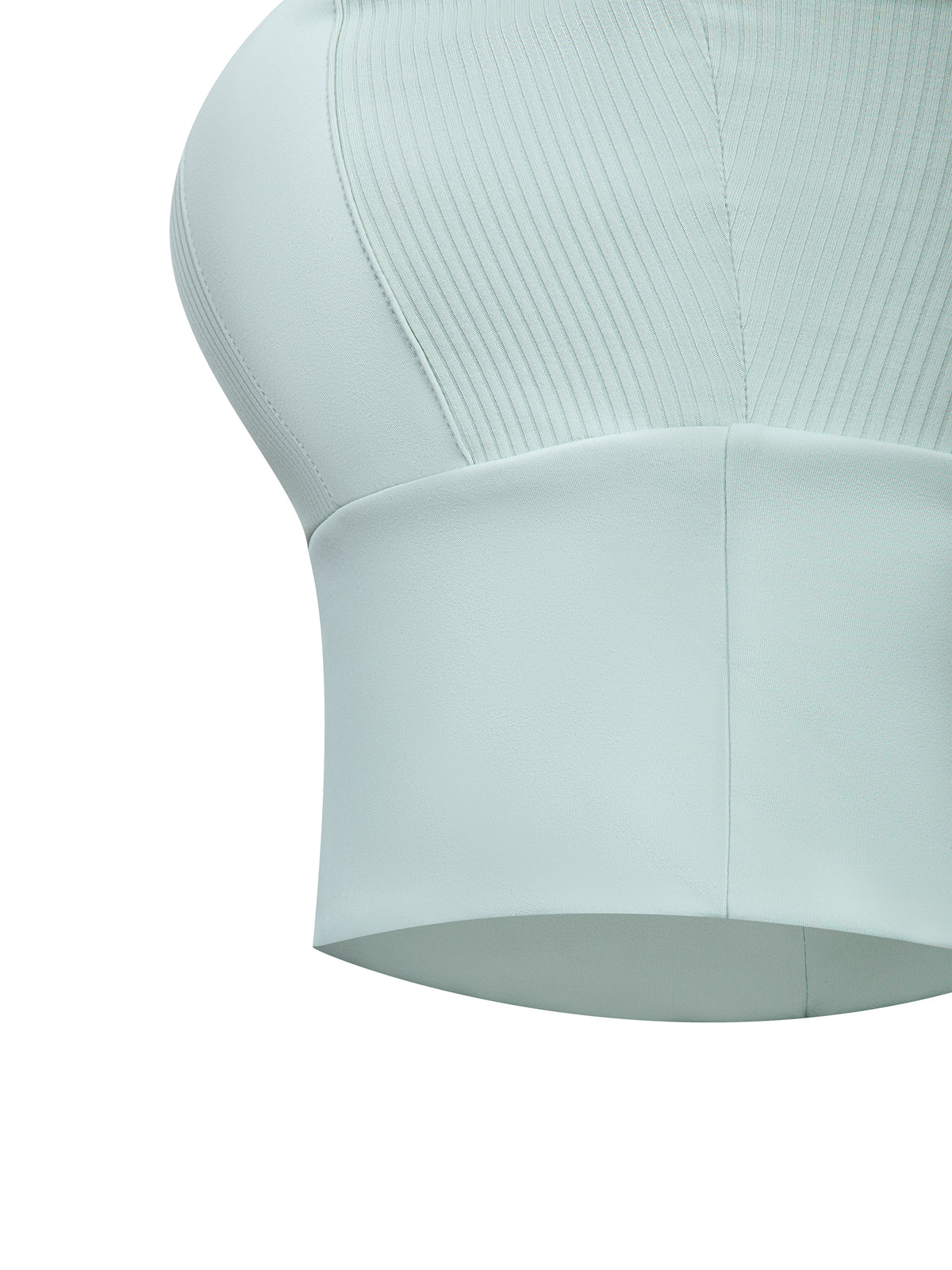 Women’s Yoga Crop Tank Top - cropped hem detail