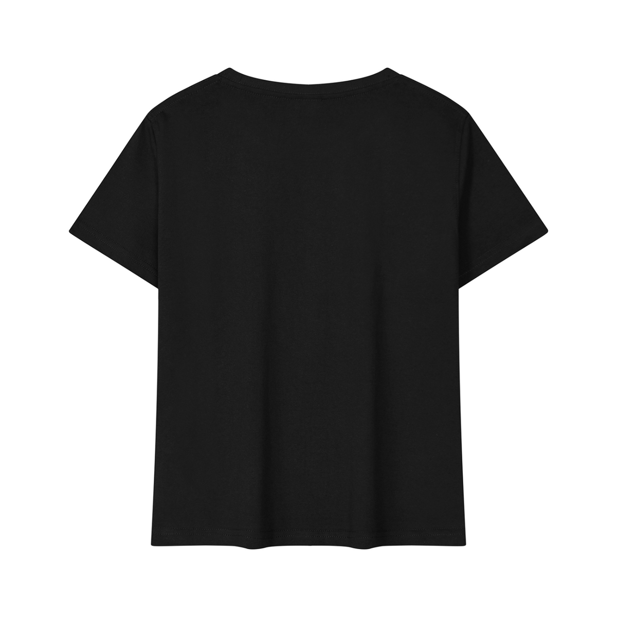 Women's Celestial Butterfly Quick-Dry Baby T-Shirt V2 in Black - back mockup